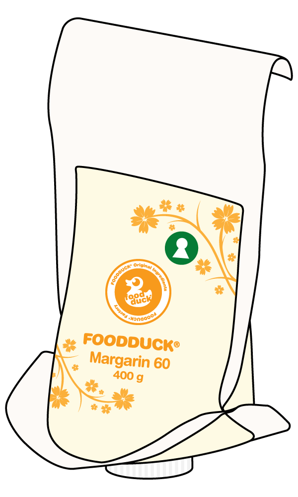FOODDUCK® Margarin 60 400 g